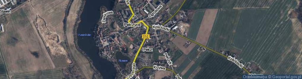 Zdjęcie satelitarne Wąska ul.