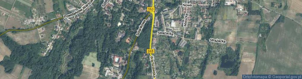 Zdjęcie satelitarne Warszawska ul.