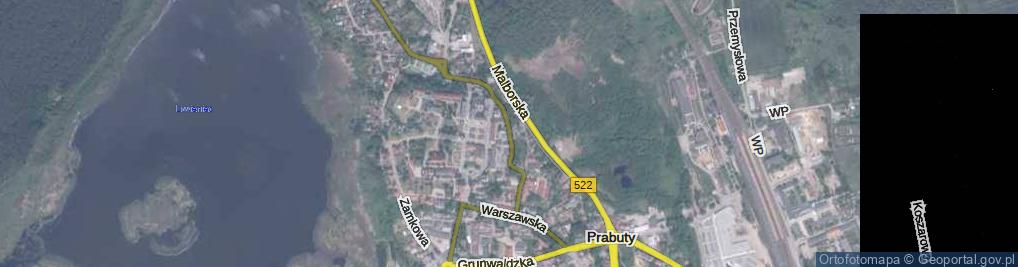 Zdjęcie satelitarne Wałowa ul.