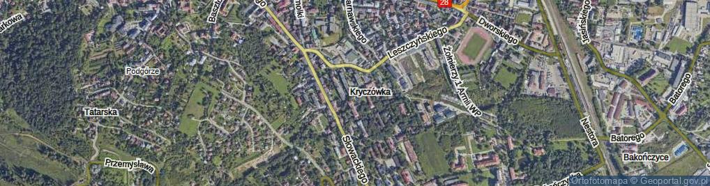 Zdjęcie satelitarne Wapowskiego Bernarda ul.