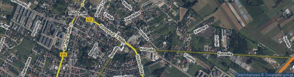 Zdjęcie satelitarne Waltera Stefana, mjr. ul.