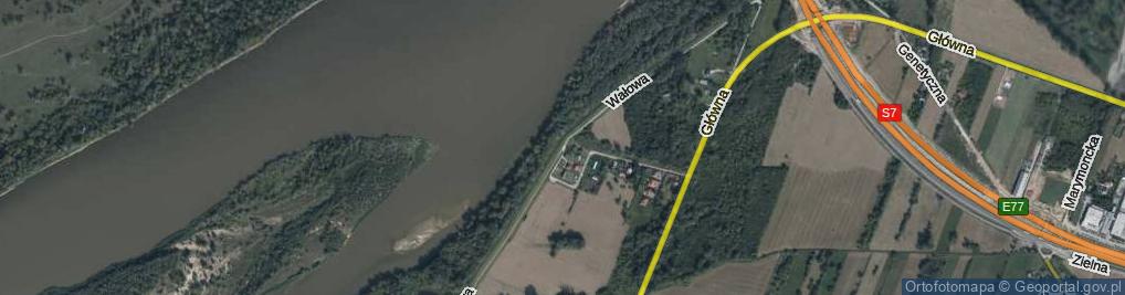 Zdjęcie satelitarne Wałowa ul.