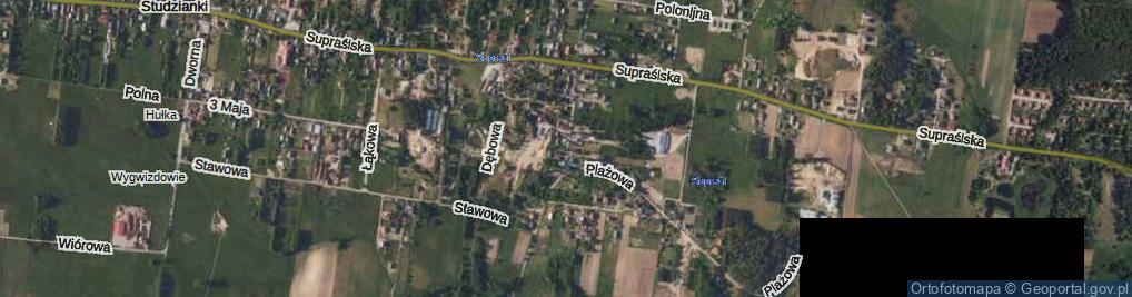 Zdjęcie satelitarne Warszawska ul.