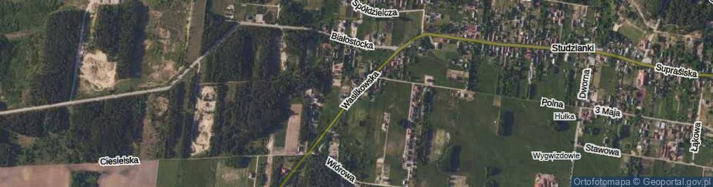 Zdjęcie satelitarne Wasilkowska ul.