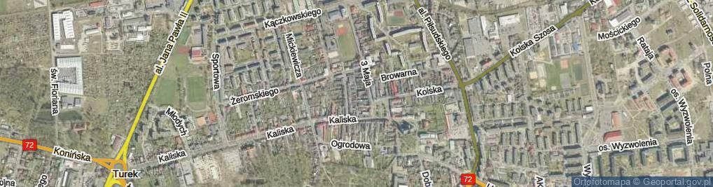 Zdjęcie satelitarne Wąska ul.