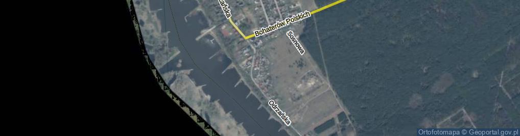 Zdjęcie satelitarne Wąska ul.