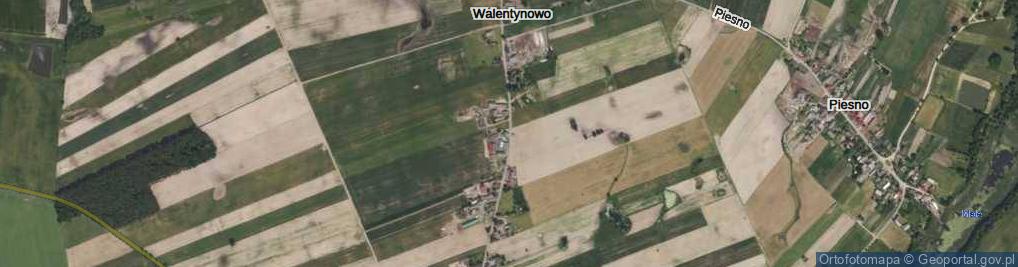 Zdjęcie satelitarne Walentynowo ul.