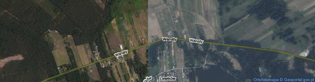 Zdjęcie satelitarne Wanaty ul.