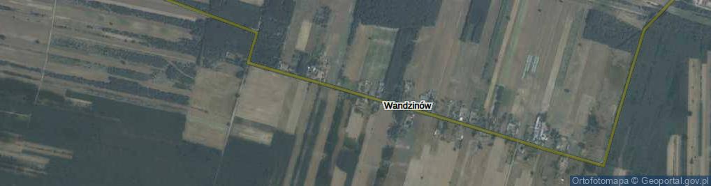 Zdjęcie satelitarne Wandzinów ul.