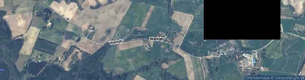 Zdjęcie satelitarne Warkały ul.