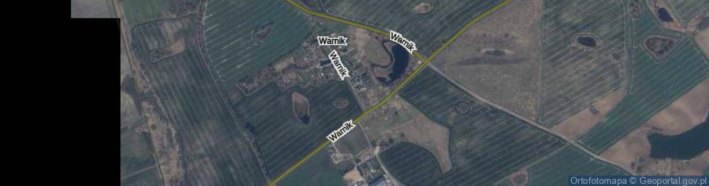 Zdjęcie satelitarne Warnik ul.