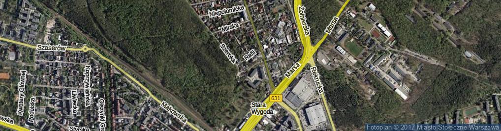 Zdjęcie satelitarne Wał Kościuszkowski ul.