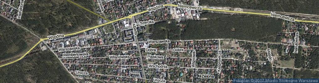 Zdjęcie satelitarne Warszawska ul.