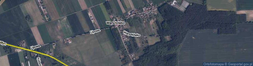 Zdjęcie satelitarne Warszkówko ul.