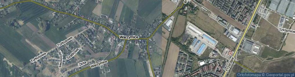 Zdjęcie satelitarne Warzymice ul.