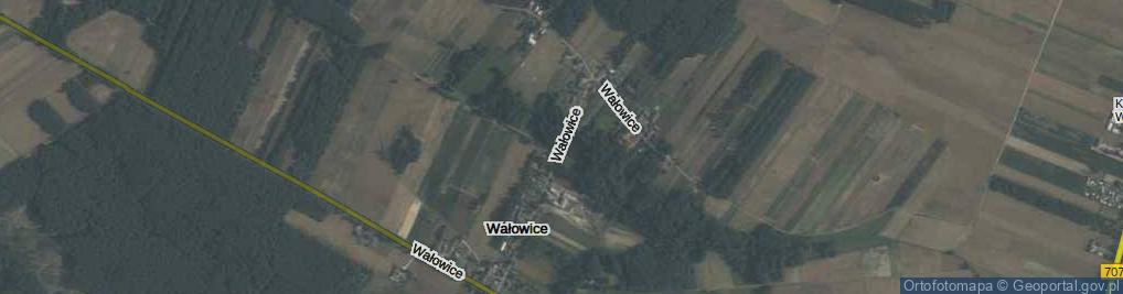 Zdjęcie satelitarne Wałowice ul.
