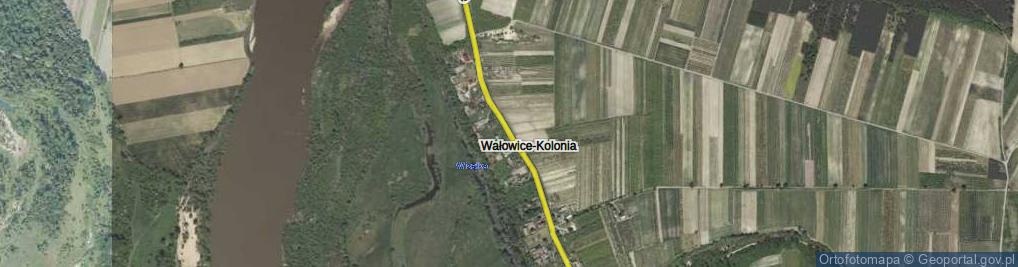 Zdjęcie satelitarne Wałowice-Kolonia ul.