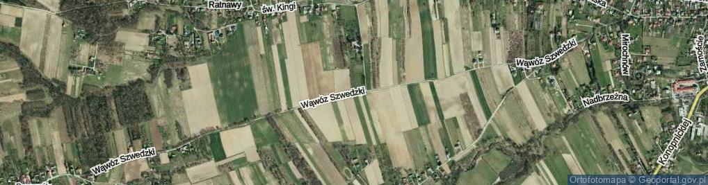Zdjęcie satelitarne Wąwóz Szwedzki ul.