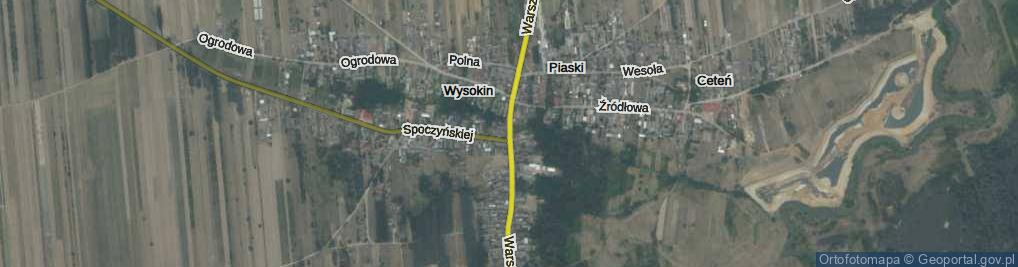 Zdjęcie satelitarne Warszawska ul.