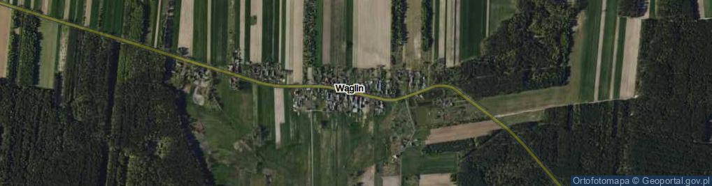 Zdjęcie satelitarne Wąglin ul.