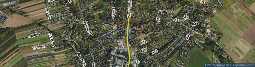 Zdjęcie satelitarne Warszawska ul.