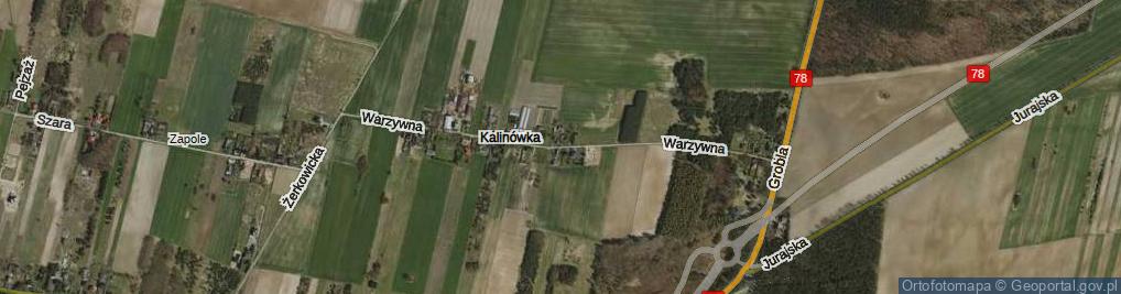 Zdjęcie satelitarne Warzywna ul.