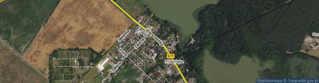 Zdjęcie satelitarne Warszawska ul.