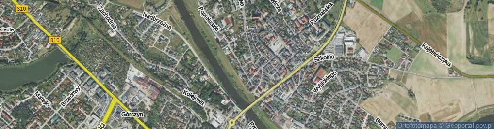 Zdjęcie satelitarne Wąska ul.