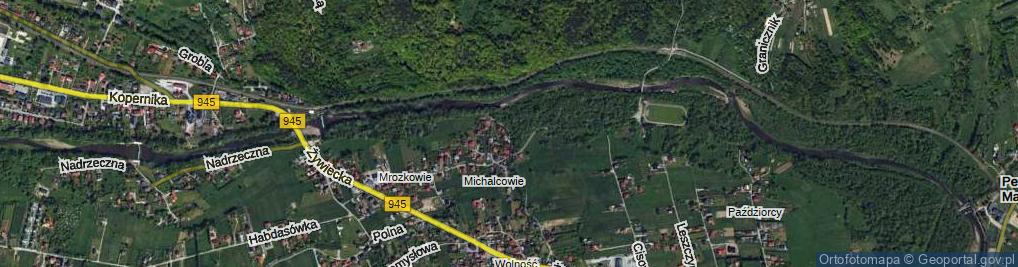 Zdjęcie satelitarne Wałowa ul.