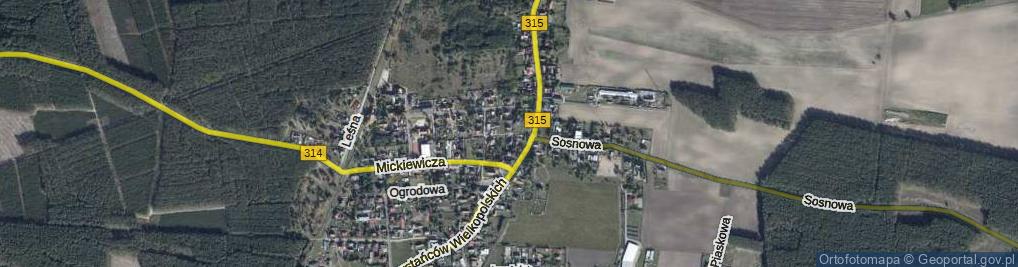 Zdjęcie satelitarne Wąska ul.