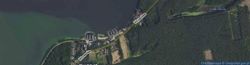 Zdjęcie satelitarne Wczasowa ul.