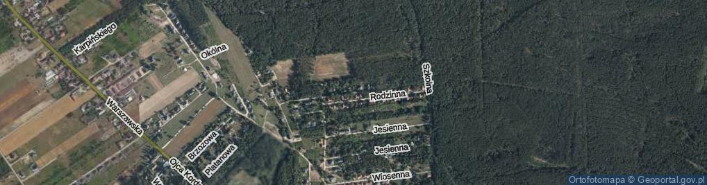 Zdjęcie satelitarne Wczasowa ul.