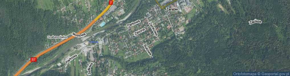 Zdjęcie satelitarne Wczasowa ul.