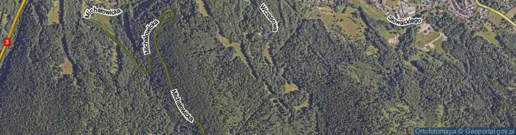 Zdjęcie satelitarne Wczasowa ul.