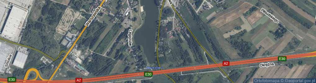 Zdjęcie satelitarne Wczasowa ul.