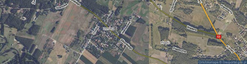 Zdjęcie satelitarne Wenusowa ul.