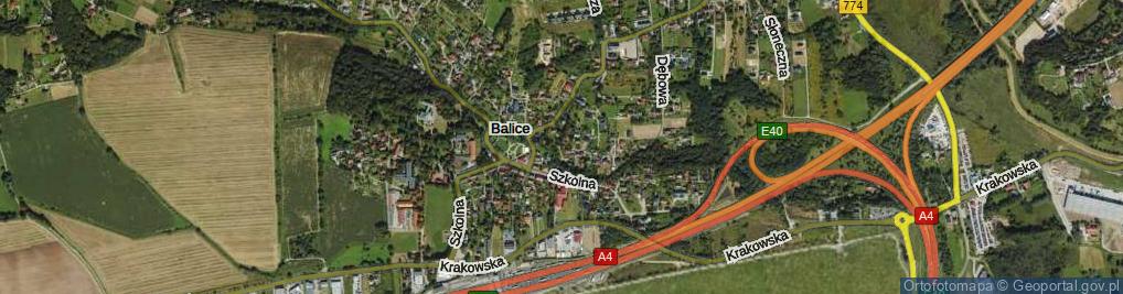 Zdjęcie satelitarne Wesoła ul.