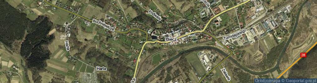 Zdjęcie satelitarne Węgierska ul.