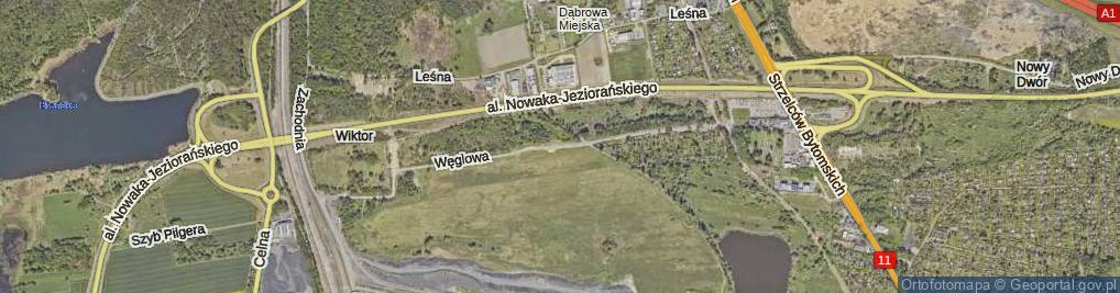 Zdjęcie satelitarne Węglowa ul.