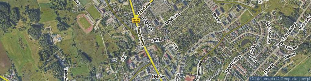 Zdjęcie satelitarne Wery Bernarda ul.