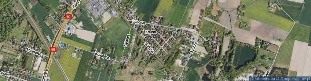 Zdjęcie satelitarne Wędkarska ul.