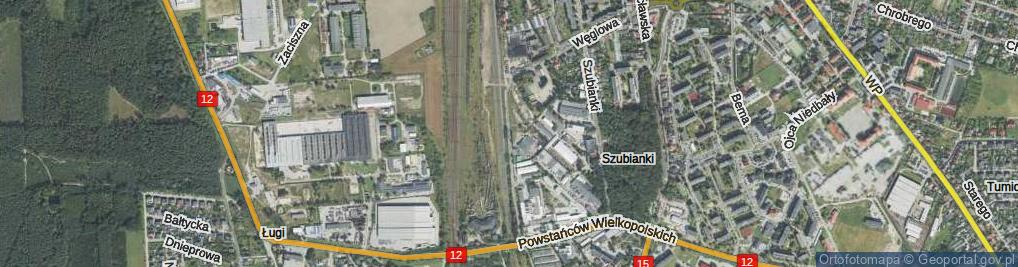 Zdjęcie satelitarne Węglowa ul.