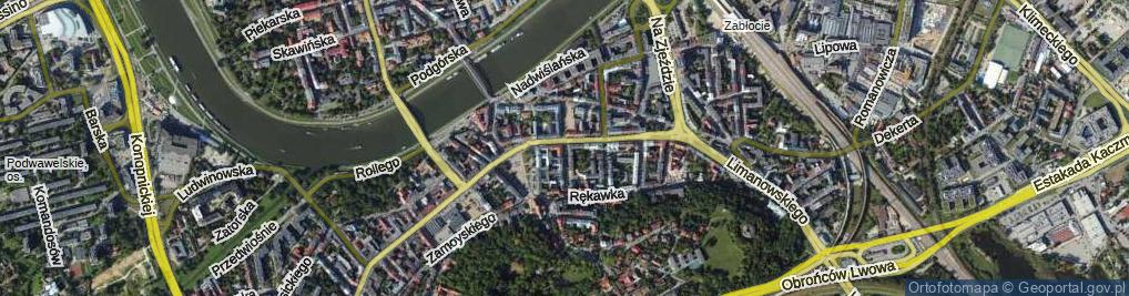 Zdjęcie satelitarne Węgierska ul.