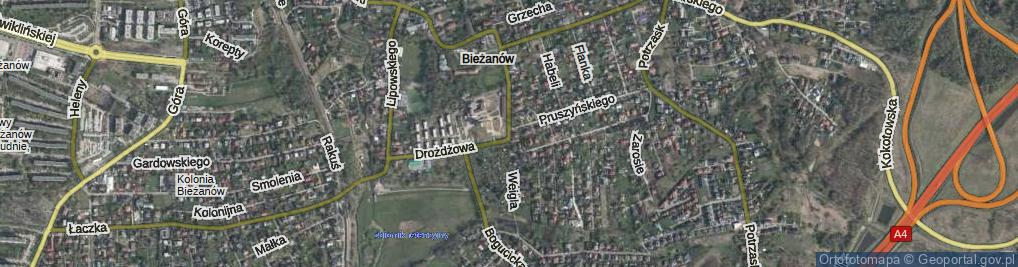 Zdjęcie satelitarne Weigla Ferdynanda ul.