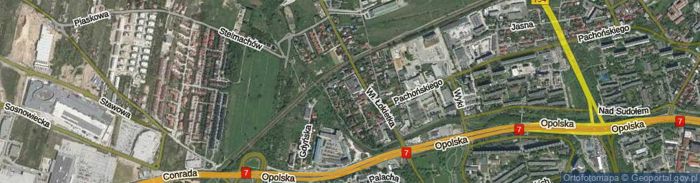 Zdjęcie satelitarne Wewnętrzna ul.