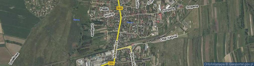 Zdjęcie satelitarne Westerplatte ul.