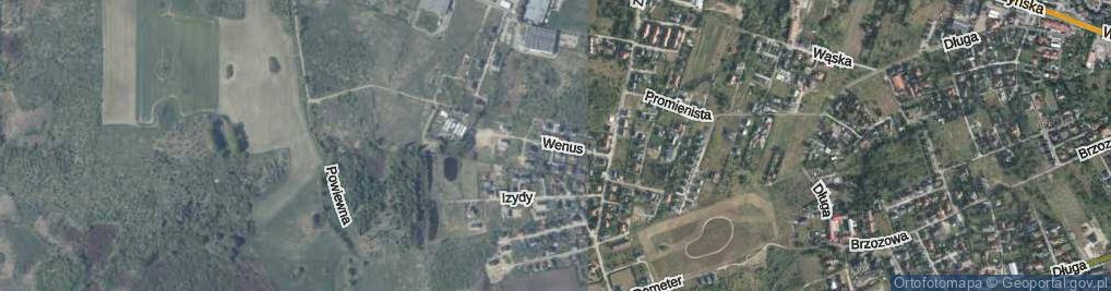 Zdjęcie satelitarne Wenus ul.