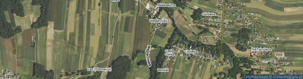 Zdjęcie satelitarne Węglarzówka ul.