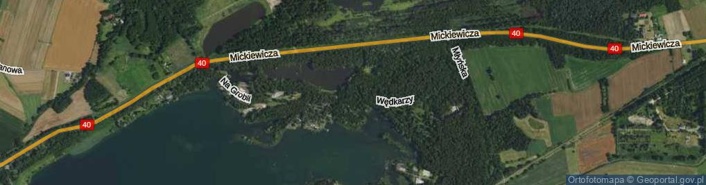 Zdjęcie satelitarne Wędkarzy ul.