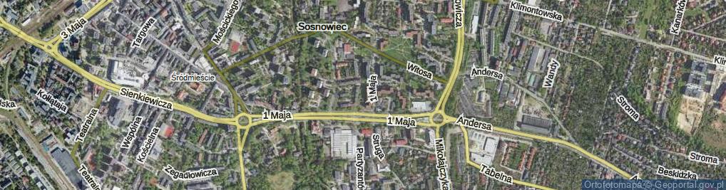 Zdjęcie satelitarne Wesoła ul.